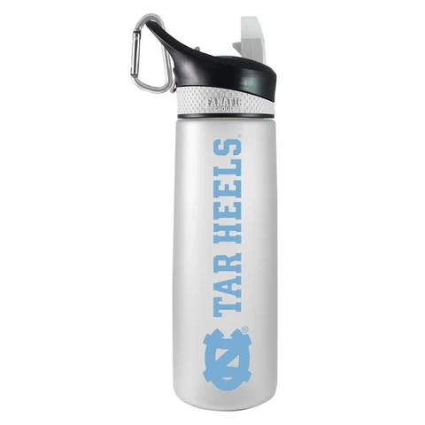 North Carolina UNC Tar Heels Personalized Tritan Sport Water Bottle-Customizable Cover