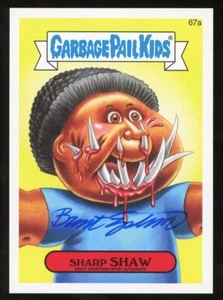 BRENT ENGSTROM 2014 Topps Garbage Pail Kids GPK ARTIST SIGNED AUTO SHARP SHAW - Picture 1 of 2