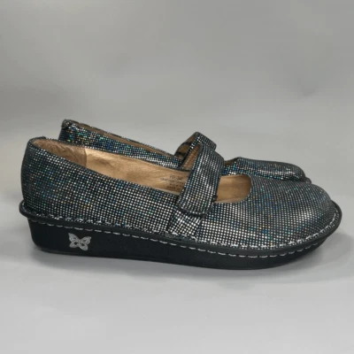 Zuecos Alegria Feliz para mujer talla 11 Mary Jane zapatos cómodos sin cordones coloridos Foto 1 de 4