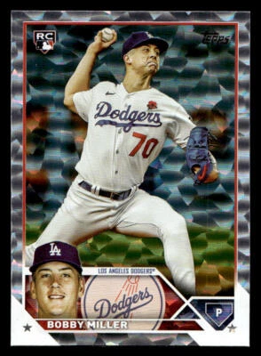 Bobby Miller 2023 Topps Update #US188 Silver Pattern Foilboard - Image 1 of 2