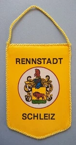 Banderín antiguo bandera banderín internacional Schleizer triángulo carrera 15,0 cm - Imagen 1 de 6