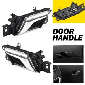 2X Interior Door Handle AU Fit For Holden Captiva 5 Seater 2006-18 Black+Chrome - Bild 1 von 11