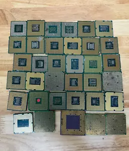 Computer Processors - 1lb 15oz - CPU - Sold as scrap - Bent Pins - Not for Use - Picture 1 of 2
