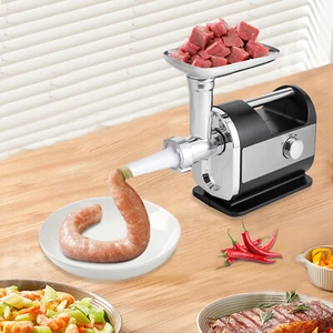 800W Electric Meat Grinder Sausage Maker Mincing Machine 3/5/7mm Grinding Plates - Picture 1 of 15
