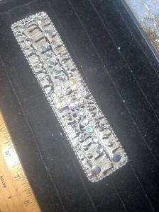 Bracelt Rhimestones. Studs Silver Tone For Boys And Girls - Foto 1 di 5