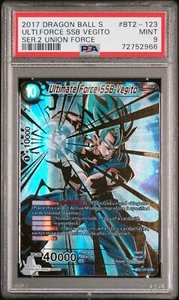 Dragon Ball Super TCG Union Force Ultimate Force SSB Vegito PSA 9 BT2-123 SCR - Picture 1 of 2