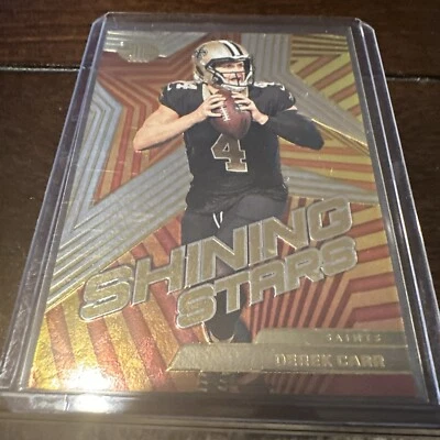 2023 Panini Illusions - #6 Derek Carr - Shining Stars - New Orleans Saints - Image 1 of 2