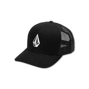 Gorra Volcom Curved Peak 6 Panel Snapback ~ Full Stone Cheese negro - Imagen 1 de 2
