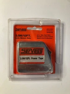 1993 SerVess Power Tape 3.5M/12Ft. Tape Measure Sealed - Picture 1 of 5