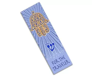 MEZUZAH AUTO CON PERGAMENA PROTEZIONE VIAGGIATORE - MANO HAMSA - Foto 1 di 7