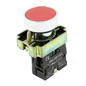 PANEL BUTTON NC 10A 600 VOLTS RED ZB2-BE102 CB2-BA42 - Picture 1 of 1