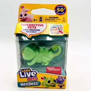 Little Live Pets NeeDees Curlee Chameleon Interactive Pets 50+ Sounds - Picture 1 of 6
