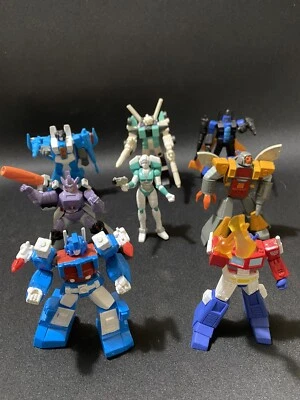 Transformers Heroes of Cybertron Lot Of 8 Optimus Prime Ultra Magnus G1 - Image 1 of 4