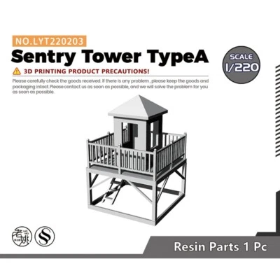 MRY-SFW Z Gauge 1/220 Sentry Tower Railroads Display Diorama Scenery - Image 1 of 2
