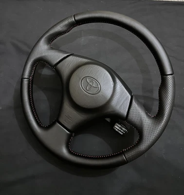 Toyota MR2 Spyder Celica Supra MK4 JZA OEM Steering Wheel - Image 1 of 4