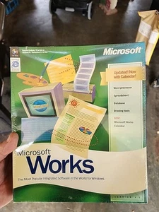 Microsoft Works 4.5 New In Package.  New Old Stock - Picture 1 of 3