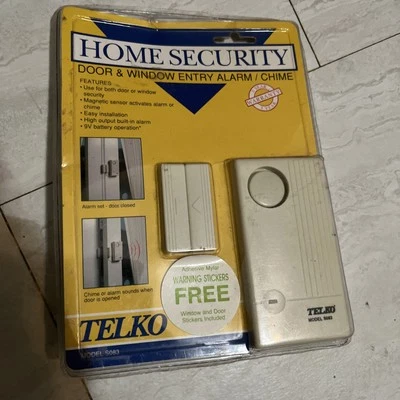 Vintage TechKo S083 Home Security Door Window Entry 120db Alarm Chime ~ New - Image 1 of 4