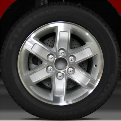 17x7.5 Factory Wheel (Bright Sparkle Silver) For 2007-2013 GMC Sierra 1500 - Image 1 of 4