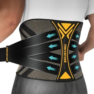 Copper Back Braces for Lower Back Pain with Support System - Lower Back Brace... - Picture 1 of 6