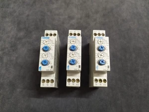 CROUZET MLR1 88826155 Din Rail Time Relay 0.1s-100h 24VDC 24-240VAc/Dc 3 Pcs - Picture 1 of 16