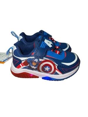 Zapatillas iluminadas Capitán América nuevas con etiquetas Foto 1 de 3