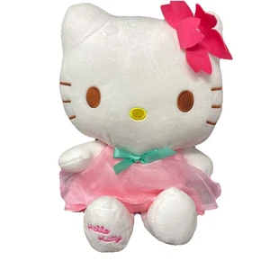 11” Hello Kitty Cherry Blossom Sanrio Plush 2021 Embroidered Foot - Picture 1 of 6