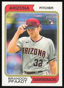 2023 Topps Heritage #637 Brandon Pfaadt RC - Picture 1 of 2