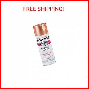 Rust-Oleum 314417 Stops Rust Bright Coat Metallic Spray Paint, 11 Oz, Copper - Picture 1 of 2