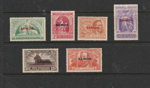 STAMPS SAMOA 1920 VICTORY SET OF 6 MINT HINGED SEE BELOW - Bild 1 von 1
