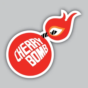 Pegatina/calcomanía de escape Cherry Bomb - paquete de vidrio - silenciador - Catback - turbo - Hot Rod - Imagen 1 de 2