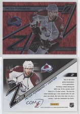 2010-11 Zenith Z Team Red Hot Peter Forsberg #2 HOF
