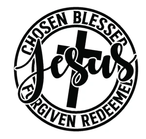 Chosen John 3:16 Team Jesus Religious Bible Verse VINYL WINDOW STICKER DECAL - Picture 1 of 2