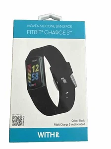 With It Woven Silicone Band For Fitbit Charge 5 - Photo 1 sur 2