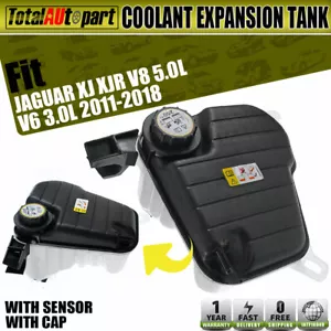 Coolant Expansion Tank w/Sensor for Jaguar XJR XJ 10-18 V6 3.0L V8 5.0L C2D36671 - Picture 1 of 8