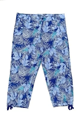 Caribbean Joe, Pantalón Corto Ligero Estampado Tropical con Elastizado, Talla 12P Foto 1 de 4