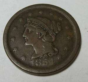 1854 Large Cent (#1110C) - Picture 1 of 2