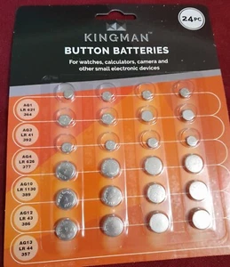 Baterías de botón de 24 piezas para electrónica pequeña - Imagen 1 de 9