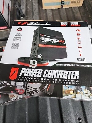 Convertidor de potencia eléctrico Schumacher PC-1500 1500 W  Foto 1 de 4