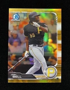 2019 Bowman Chrome Gold Refractor 14/50 Josh Bell #51 - Picture 1 of 3