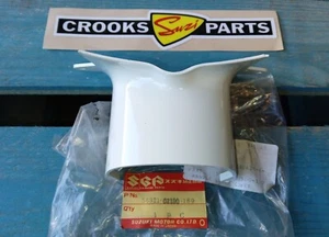 NOS 56321-02100-189 CS50 1982 bis 1984 Suzuki weiß untere Lenkerabdeckung vorne - Bild 1 von 11