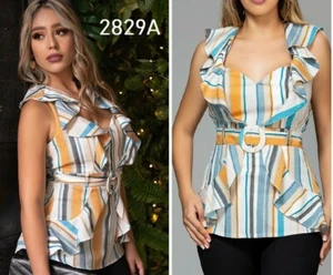 Nueva Blusa Colombiana Prenda para el torso Blusa Vestido Camisa Colombiana 2829 - Imagen 1 de 3