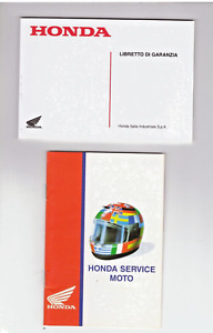 Libretto di garanzia + Libretto Honda Service Moto HONDA  primi anni 2000