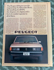 Werbeseite Peugeot 604 von 1977, englisch