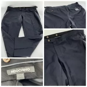 Pantalones de vestir chinos Indochino 44x29 para hombre gris lana Yaletown 62 nuevos con etiquetas YGI E4-11 - Imagen 1 de 10