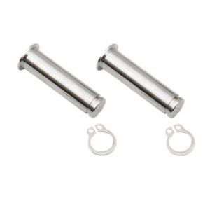 Chrome Replacement Lever Pin Set for Harley Touring models with Hydraulic Clutch - Foto 1 di 1