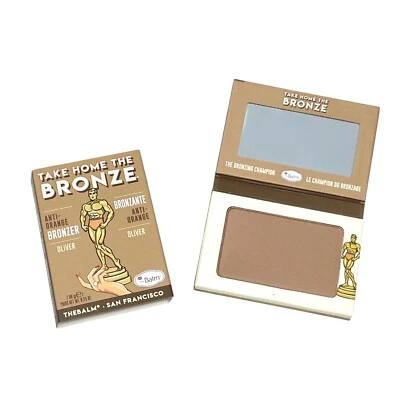 theBalm Take Home the Bronze Bronzer OLIVER Matte Anti-Orange Full Size .25 oz - Image 1 of 2