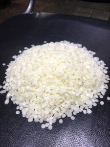 White beeswax Pellets (44lbs/box), Pure, BeeswaxPastilles,beeswax granular. - Picture 1 of 5