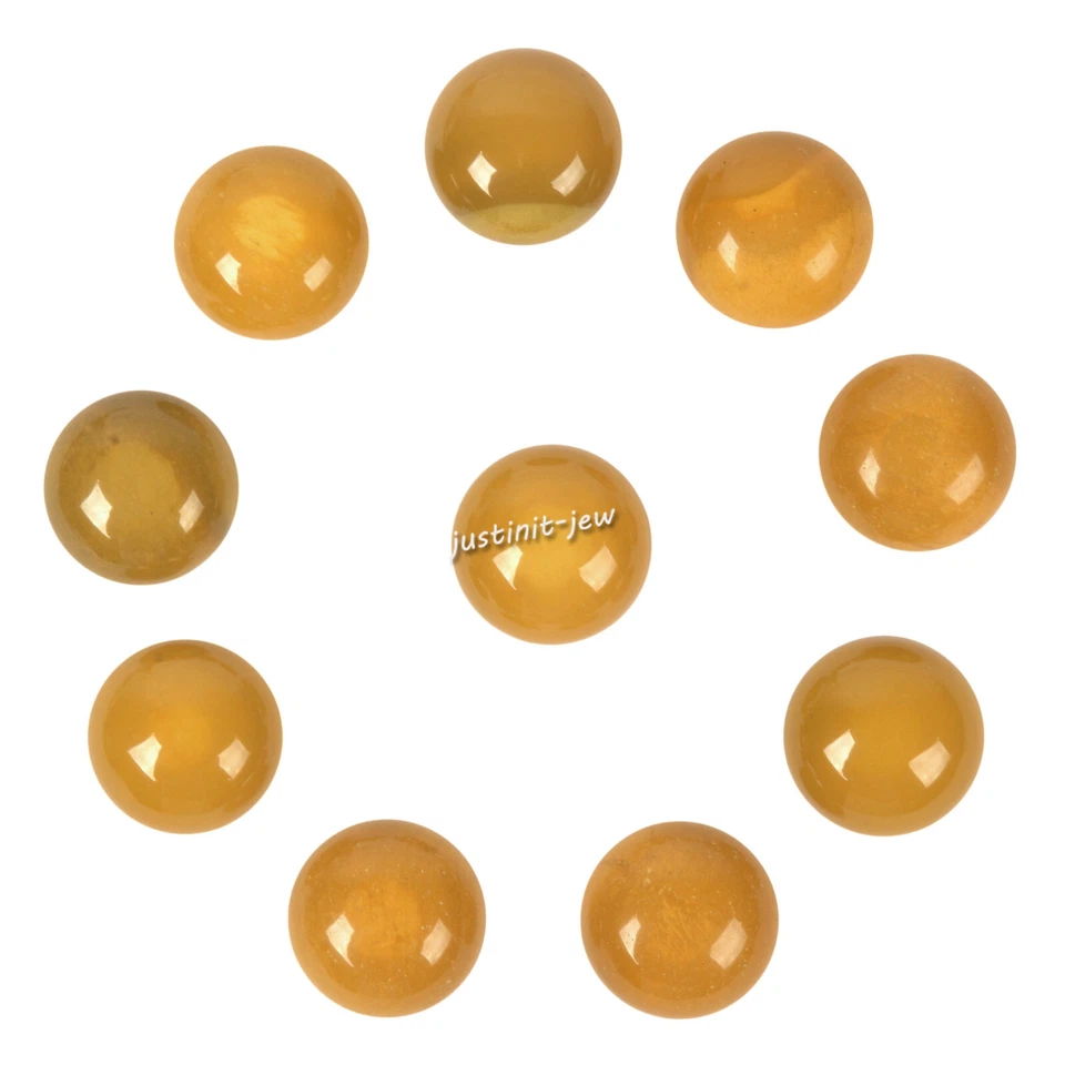 Wholesale 16mm Round cabochon CAB flatback semi-precious gemstone Save $ in bulk - Image 1 of 1