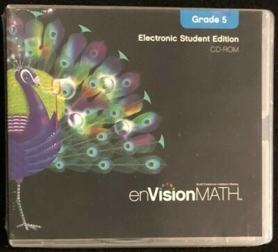 5th Grade enVision Electronic STUDENT EDITION CD-ROM - Hard Case (2009, Pearson) - Image 1 of 3