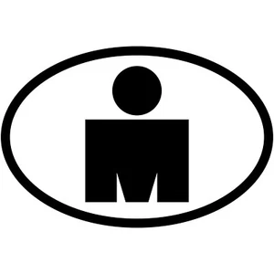 Triathlon 5" Euro Oval Vinyl Decal Sticker Swim Bicycle Marathon Races - Picture 1 of 26
